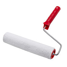 Валик малярный с рукояткой Велюр, ось 6мм, D48мм, 250мм - 04-2-306