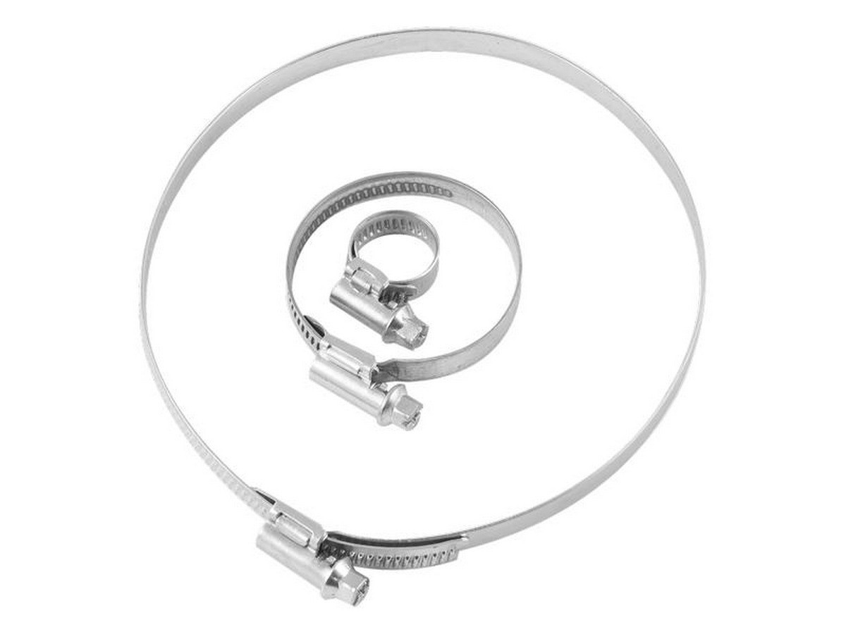 Хомут червячный стальной, диаметр 60 - 80 мм - 47-4-080