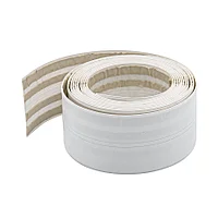 Лента-бордюр для раковин и ванн, белая, 20ммх20ммх3м - 49-1-920