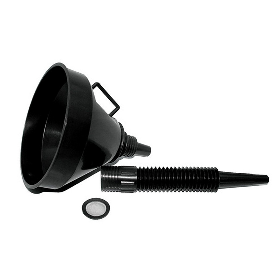 Воронка техническая пластиковая, разборная, гибкий наконечник, 160мм - 62-4-022