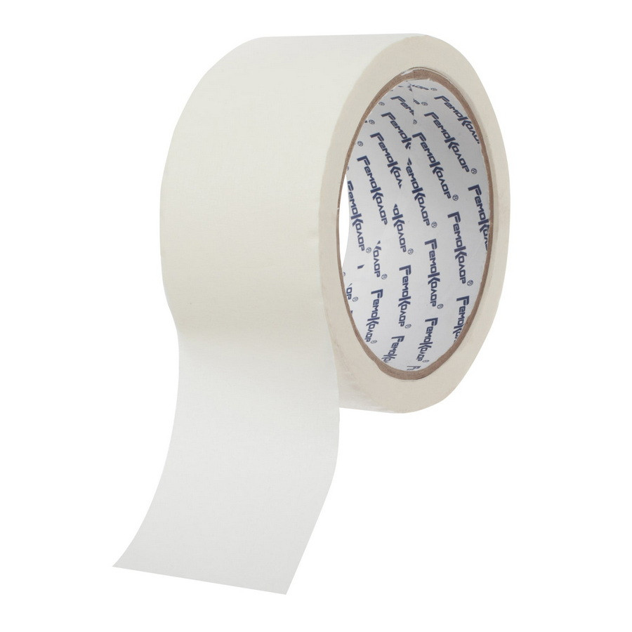 Лента клейкая малярная, на бумажной основе, клей - синтетический каучук, 48ммх23м - 49-2-485