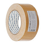 Лента клейкая двухсторонняя, тканевая основа, клей - синтетический каучук, 48ммх25м - 49-5-525, фото 2