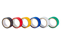 Лента изоляционная, ПВХ, белая, клей - синтет. каучук, 19ммх20м, толщина 130мкм - 49-9-025