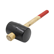 Киянка резиновая, деревянная рукоятка, 910г - 38-6-112