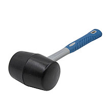 Киянка резиновая, фиберглассовая рукоятка, 910г - 38-6-212