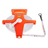 Мерная лента фибергласовая геодезическая, открытый пластик. корпус, лента из ПВХ, 100мх13мм - 15-2-100, фото 2