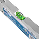 Угольник алюминиевый литой с уровнем, 1 акриловый глазок, двусторонняя разметка в см, 250мм - 15-3-025, фото 2