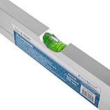 Угольник алюминиевый литой с уровнем, 1 акриловый глазок, двусторонняя разметка в см, 300мм - 15-3-030, фото 2