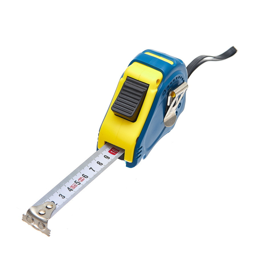 Рулетка RemoCosmo, магнитная, обрезин. корпус из ABS-пластика, усиленная лента, автостоп, 5мх19мм, - 15-4-105