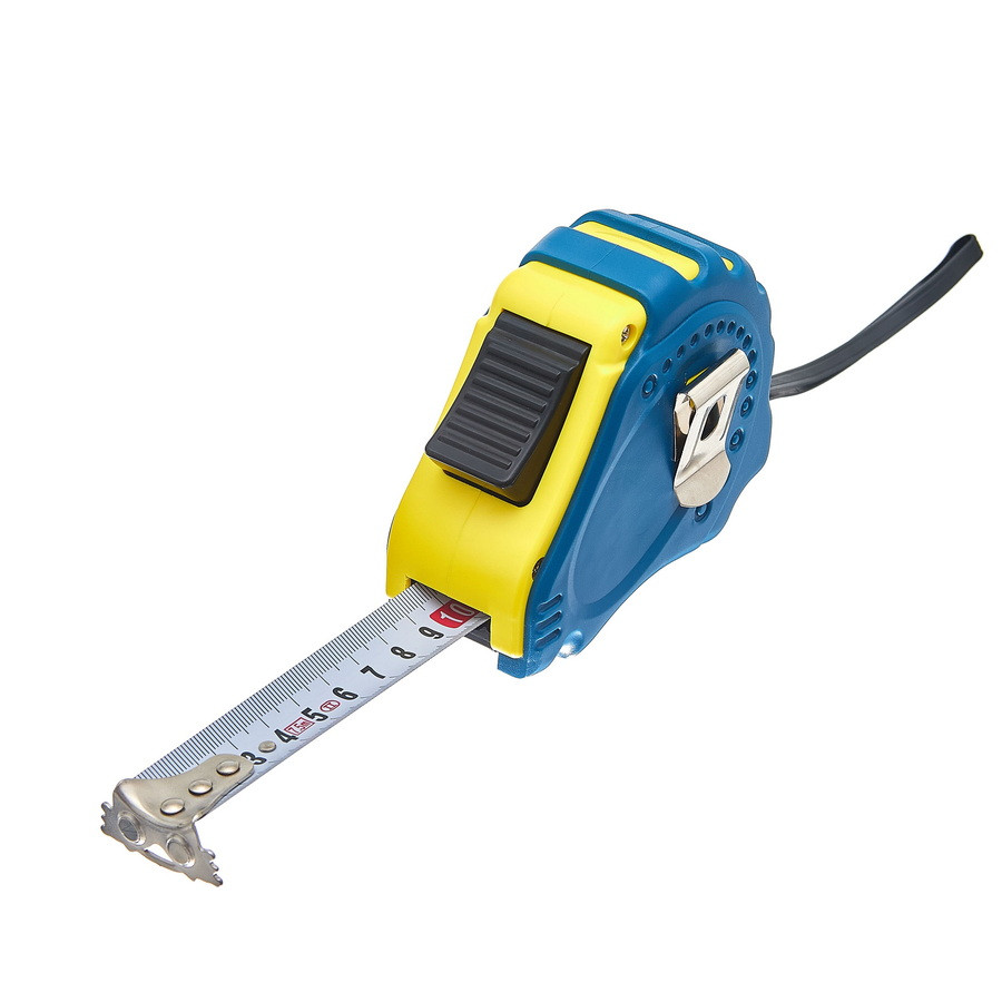 Рулетка RemoCosmo, магнитная, обрезин. корпус из ABS-пластика, усиленная лента, автостоп, 7,5мх25м - 15-4-107