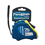 Рулетка RemoCosmo, магнитная, обрезин. корпус из ABS-пластика, усиленная лента, автостоп, 7,5мх25м - 15-4-107, фото 3