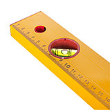 Уровень алюминиевый Yellow, коробчатый корпус, 3 акриловых глазка, линейка, 1000мм - 17-0-010, фото 2