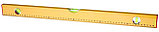 Уровень алюминиевый Yellow, коробчатый корпус, 3 акриловых глазка, линейка, 2000мм - 17-0-020, фото 2