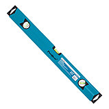 Уровень алюминиевый фрезер. грань, 2 глазка+1 зерк. глазок, магн. лента, 600мм, толщ.1,1мм  - 17-0-106, фото 3