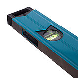 Уровень алюминиевый фрезер. грань, 2 глазка+1 зерк. глазок, магн. лента, 1000мм, толщ.1,1мм  - 17-0-110, фото 2