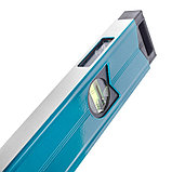 Уровень алюминиевый фрезер. грань, 2 глазка+1 зерк. глазок, магн. лента, 1500мм, толщ.1,1мм  - 17-0-115, фото 3