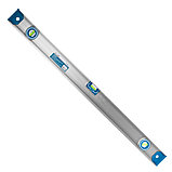 Уровень алюминиевый скелетный, 2 глазка+1 поворотный на 360, магн. лента, линейка, 800мм - 17-1-208, фото 4