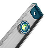 Уровень алюминиевый скелетный, 2 глазка+1 поворотный на 360, магн. лента, линейка, 1500мм - 17-1-215, фото 3