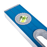 Уровень алюминиевый 2 фрезер.грани, 2 ручки, 2 глазка+поворотный на 360, 600мм, толщ.1,1мм  - 17-1-406, фото 3