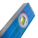 Уровень алюминиевый 2 фрезер.грани, 2 ручки, 2 глазка+поворотный на 360, 1500мм, толщ.1,1мм  - 17-1-415, фото 3