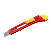 Резак с выдвижным лезвием 18 мм, HCS, сдвижной фиксатор - 19-0-003