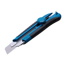 Резак с выдвижным лезвием ACTION, 25 мм, HCS, винтовой фиксатор - 19-0-302