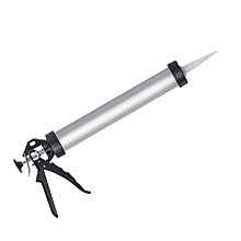 Пистолет для герметика закрытый алюминиевый корпус, 600мл (490х200х80) - 23-2-002