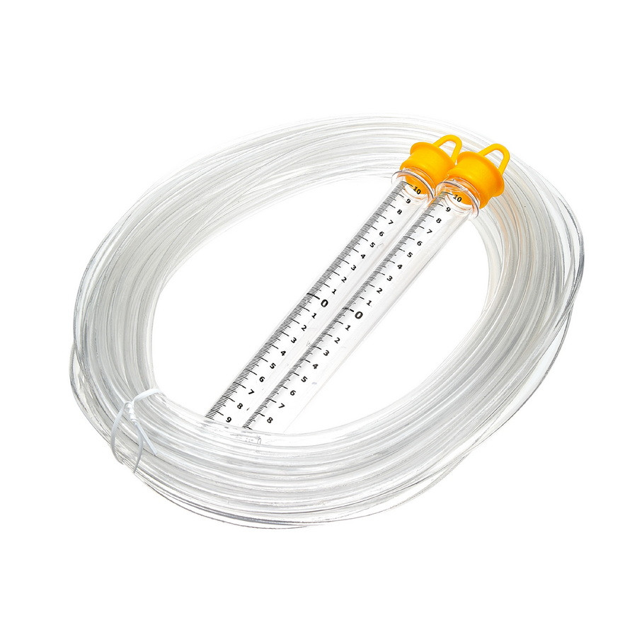 Уровень строительный Мастер, водяной, 15м, внутренний диаметр 8мм, шкала колбы 200мм - 21-1-015