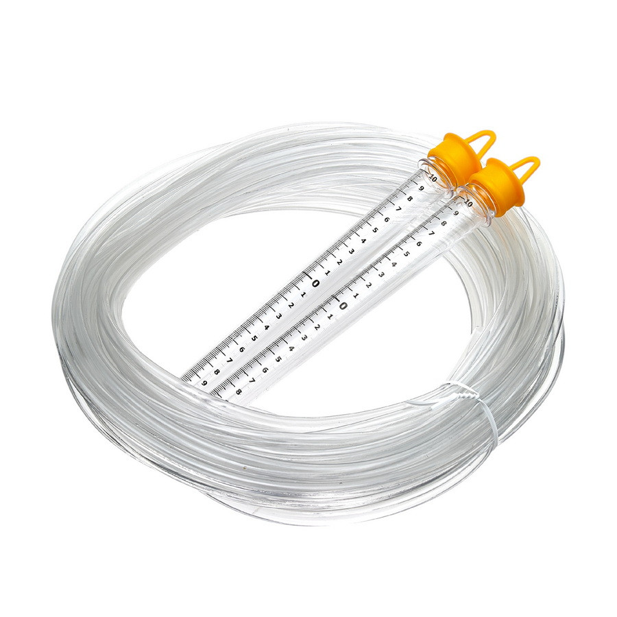 Уровень строительный Мастер, водяной, 20м, внутренний диаметр 8мм, шкала колбы 200мм - 21-1-020