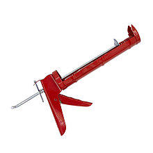 Пистолет для герметика полукорпусный 9, зубчатый шток, 310мл - 23-1-002