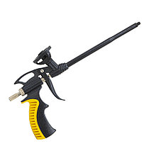 Пистолет для монтажной пены алюм.корпус и адаптер, тефлон.покрытие, двухкомп.рукоятка, ствол 18,5 см -