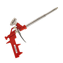 Пистолет для монтажной пены пласт.корпус, рукоятка и регул.винт, алюм.адаптер, ствол 18см - 23-7-003