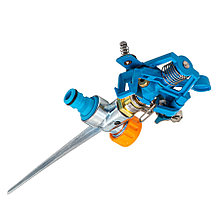 Распылитель для шланга импульсный, с регулировкой угла горизонта распыления, латунный  - 64-2-003