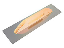 Гладилка прямая нержавеющая сталь, рукоятка из сосны, 480х130мм - 27-0-100