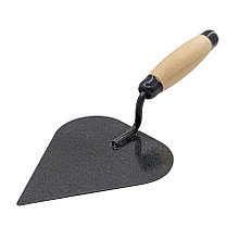 Кельма штукатура Сердечко, окрашенная сталь, деревянная усиленная рукоятка, 190x150мм - 28-1-319