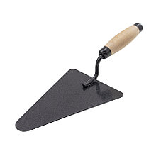 Кельма бетонщика Треугольник, окрашенная сталь, деревянная усиленная рукоятка, 200х150мм - 28-1-320