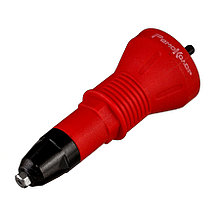 Заклепочник  адаптер для шуруповерта, насадки 2,4-3,2-4,0-4,8 мм,,  6-гранный хвостовик - 26-0-050