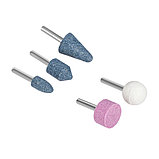 Набор шарошек оксид алюминия, хвостовик 6мм, 25х25, 25х14, 25х35, 13х25, 13х25, 5шт., (уп.) - 31-3-005, фото 4