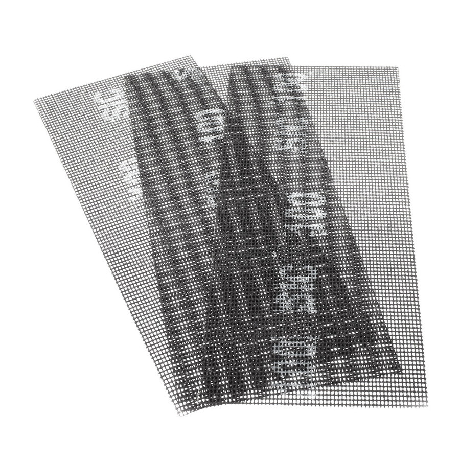 Сетка абразивная карбид кремния, основа - стекловолокно, Р100, 115х280мм 3шт., (уп.) - 31-8-210