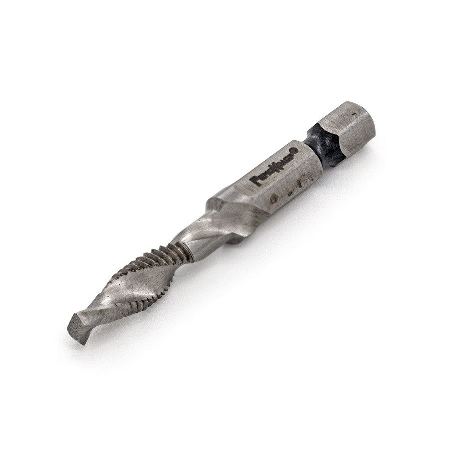 Сверло-метчик М6 х 57 мм, шаг 1,0 мм, Р6М5, 6-гранный хвостовик - 35-5-908