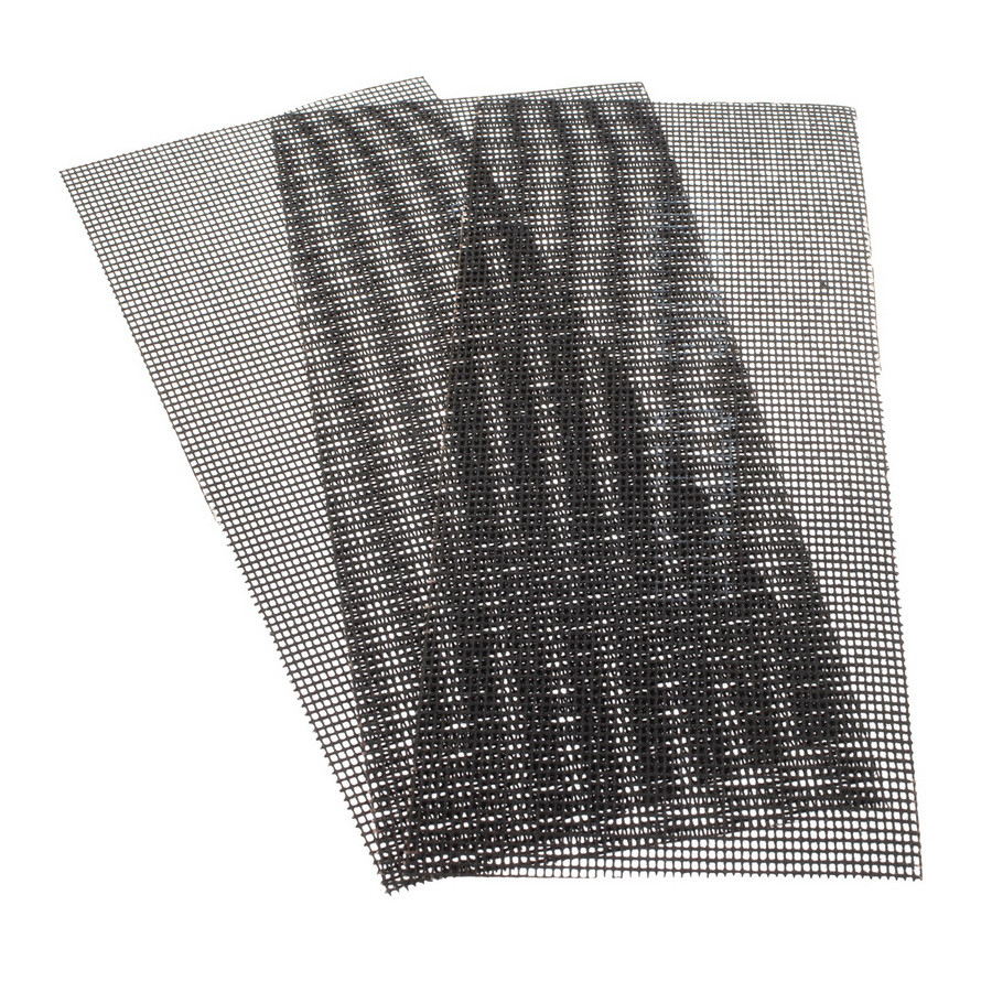 Сетка абразивная карбид кремния, основа - стекловолокно, Р220, 115х280мм 3шт., (уп.) - 31-8-222