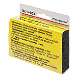 Губка шлифовальная полиуретан, оксид алюминия, Р120, 100х70х25мм - 32-0-101, фото 3