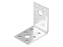 Уголок крепежный KU, 2,0мм, 90x90x40мм - 710-0094