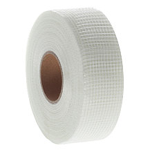 Серпянка стеклотканевая самоклеящаяся сетчатая армирующая лента, лавсан, 50ммх90м - 49-4-390