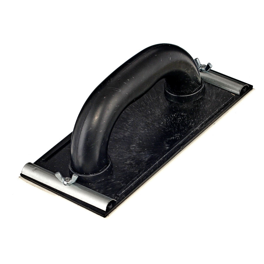 Оправка шлифовальная пластик. осн-е, накладка из мягкой синтет.резины, мет.зажимы, 220х102мм - 32-2-020