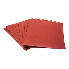 Шлифовальный лист на бумажной основе, оксид алюминия, водостойкий, Р120, 220х270мм 10шт., (уп.) - 32-5-112