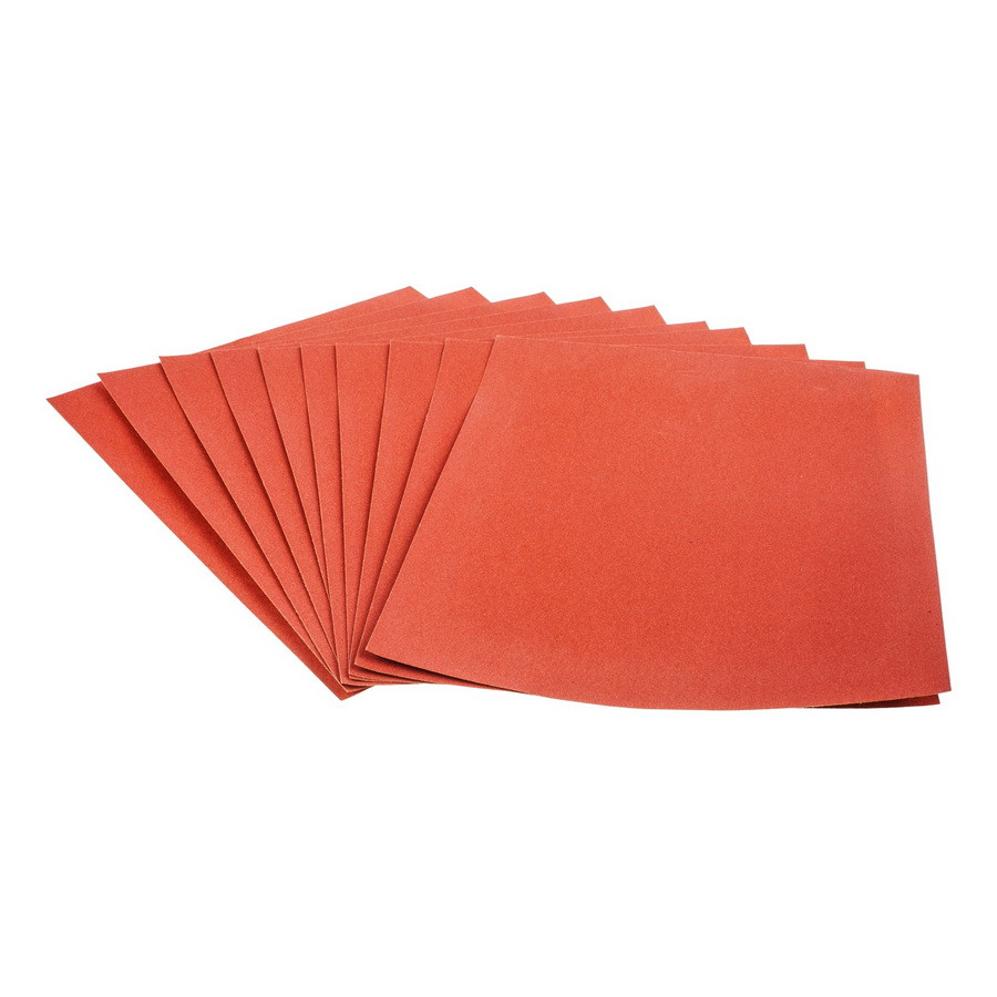 Шлифовальный лист на бумажной основе, оксид алюминия, водостойкий, Р1500, 220х270мм 10шт., (уп.) - 32-5-215