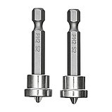 Бита PH2 х 50 мм, с ограничителем глубины, S2, 2 шт., (уп.) - 33-2-837, фото 2