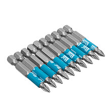 Бита PZ1 х 50 мм, S2, лента, 10 шт., (уп.) - 33-9-568