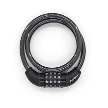 Замок велосипедный, тросовый кодовый, перекодируемый, 10x1000mm - 70-0-947